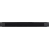 Inter-Tech 88887151 accessoire de racks, Guide-câble Noir, Noir, Acier, 1U, 19", 482 mm, 8 mm