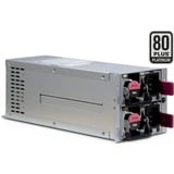 Inter-Tech ASPOWER R2A-DV0800-N unité d'alimentation d'énergie 20+4 pin ATX 2U Argent alimentation  800 watt Gris, 800 W, 100 - 240 V, 50 - 60 Hz, 15 A, 150 W, 30 A