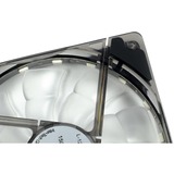 Inter-Tech Argus L-12025 Aura RGB, Ventilateur de boîtier Noir/transparent, Ventilateur, 12 cm, 1500 tr/min, 30 dB, 59,46 cfm, Noir