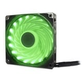 Inter-Tech Argus L-12025 Aura RGB ventilateur de boîtier Noir, 120 x 120 x 25 mm, PWM, Ventilateur, 12 cm, 1500 tr/min, 30 dB, 59,46 cfm, Noir