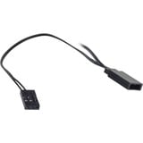 Inter-Tech Argus RS-051 RGB Boitier PC Ventilateur 12 cm Noir ventilateur de boîtier Noir, 120 x 120 x 25 mm, Ventilateur, 12 cm, 900 tr/min, 22 dB, 50,12 cfm, Noir