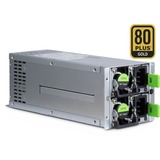 Inter-Tech Aspower R2A-DV0550-N unité d'alimentation d'énergie 20+4 pin ATX Acier inoxydable alimentation 550 watt Gris, 550 W, 115 - 230 V, 92%, Sur-courant, Sur-alimentation, Surtension, Surchauffe, Court-circuit, 20+4 pin ATX, Serveur