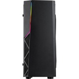 Inter-Tech B-02 RGB Tower Noir boîtier midi tower Noir | 3x USB-A | RGB | Window