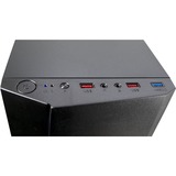 Inter-Tech B-02 RGB Tower Noir boîtier midi tower Noir | 3x USB-A | RGB | Window