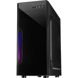 Inter-Tech B-42 RGB Tower Noir boîtier midi tower Noir | 3x USB-A | RGB | Window