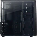 Inter-Tech B-42 RGB Tower Noir boîtier midi tower Noir | 3x USB-A | RGB | Window