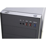 Inter-Tech B-42 RGB Tower Noir boîtier midi tower Noir | 3x USB-A | RGB | Window
