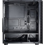 Inter-Tech CXC2 Tower Noir, Moyenne tour Noir, Tower, PC, Noir, ATX, ITX, micro ATX, Verre trempé, Bleu
