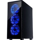 Inter-Tech CXC2 Tower Noir boîtier midi tower Noir | 3x USB-A | Window