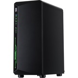 Inter-Tech C-3 Saphir Tower Noir, Moyenne tour Noir, Tower, PC, Noir, ATX, ITX, micro ATX, Acier, Verre trempé, Jouer