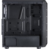 Inter-Tech C-3 Saphir Tower Noir, Moyenne tour Noir, Tower, PC, Noir, ATX, ITX, micro ATX, Acier, Verre trempé, Jouer