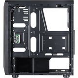 Inter-Tech C-3 Saphir Tower Noir, Moyenne tour Noir, Tower, PC, Noir, ATX, ITX, micro ATX, Acier, Verre trempé, Jouer