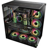 Inter-Tech C-701 Panorama Full Tower Noir boîtier midi tower Noir | 4x USB-A | Window