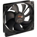 Inter-Tech F-120-S Boitier PC Ventilateur 12 cm Noir, Ventilateur de boîtier Noir, Ventilateur, 12 cm, 1200 tr/min, 20 dB, 90,1 cfm, Noir