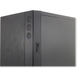 Inter-Tech F-762 Silencer Midi Tower Noir, Moyen tour Noir, Midi Tower, PC, Noir, ATX, Jouer, 15,5 cm
