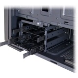 Inter-Tech F-762 Silencer Midi Tower Noir, Moyen tour Noir, Midi Tower, PC, Noir, ATX, Jouer, 15,5 cm