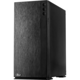 Inter-Tech F-762 Silencer Midi Tower Noir, Moyen tour Noir, Midi Tower, PC, Noir, ATX, Jouer, 15,5 cm