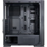 Inter-Tech F-762 Silencer Midi Tower Noir, Moyen tour Noir, Midi Tower, PC, Noir, ATX, Jouer, 15,5 cm