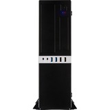 Inter-Tech IT-503 Mini Tower Noir, Boîtier PC Noir, Mini Tower, PC, Noir, Mini-ITX, uATX, Métal, maison/bureau