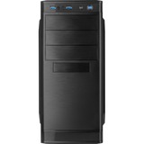 Inter-Tech IT- 5905 boîtier midi tower Noir | 2x USB-A