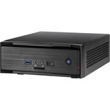 Inter-Tech MW-01 II Mini Tower Noir boîtier HTPC Noir | 1x USB-A | 1x USB-C