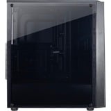 Inter-Tech T-11 Televen Tower Noir boîtier midi tower Noir | 3x USB-A | Window