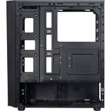 Inter-Tech T-11 Televen Tower Noir boîtier midi tower Noir | 3x USB-A | Window