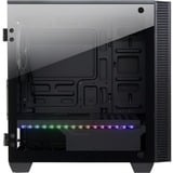 Inter-Tech X-608 Infinity Micro Tower boîtier midi tower Noir | 1x USB-A | 1x USB-C | RGB | Window