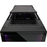 Inter-Tech X-908 Infini2 Tower Noir boîtier midi tower Noir | 2x USB-A | 2x USB-C | RGB | Window