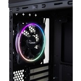 Inter-Tech X-908 Infini2 Tower Noir boîtier midi tower Noir | 2x USB-A | 2x USB-C | RGB | Window