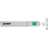 Lindy 40426 bloqueur de port Bloqueur de port + clé USB Type-C Vert 5 pièce(s), Sécurité Vert, Bloqueur de port + clé, USB Type-C, Vert, 5 pièce(s), 10 g