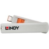 Lindy Bloqueur de port USB C, 4 pièces + clé, Orange, Sécurité Orange, 4 pièces + clé, Orange, Clé de bloqueur de port, USB Type-C, Gris, Orange, 4 pièce(s), 10 g