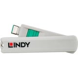 Lindy Bloqueur de port USB C, 4 pièces + clé, Vert, Sécurité Vert, 4 pièces + clé, Vert, Bloqueur de port + clé, USB Type-C, Vert, 5 pièce(s), 10 g