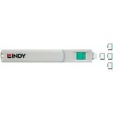 Lindy Bloqueur de port USB C, 4 pièces + clé, Vert, Sécurité Vert, 4 pièces + clé, Vert, Bloqueur de port + clé, USB Type-C, Vert, 5 pièce(s), 10 g