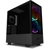 NZXT H510 Elite Midi Tower Noir, Moyens tours Noir, Midi Tower, PC, Noir, ATX, EATX, micro ATX, Mini-ATX, SGCC, Acier, Verre trempé, Multicolore