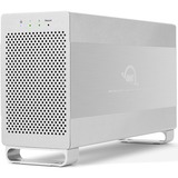 OWC Mercury Elite Pro Dual Boîtier HDD Blanc 3.5", Boîtier disque dur Argent, Boîtier HDD, 3.5", Série ATA II, Série ATA III, Connectivité USB, Blanc