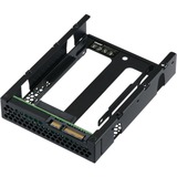 QNAP QDA-A2AR Boîtier de disques de stockage Boîtier disque dur/SSD Noir 2.5", Cadre de montage Noir, Boîtier disque dur/SSD, 2.5", Série ATA III, 6 Gbit/s, Noir
