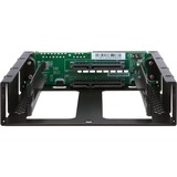 QNAP QDA-A2AR Boîtier de disques de stockage Boîtier disque dur/SSD Noir 2.5", Cadre de montage Noir, Boîtier disque dur/SSD, 2.5", Série ATA III, 6 Gbit/s, Noir