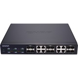 QNAP QSW-1208-8C commutateur réseau Non-géré Aucun Noir, Switch Non-géré, Aucun, Full duplex, Grille de montage