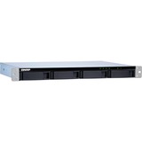 QNAP TL-R400S Boîtier de disques de stockage Boîtier disque dur/SSD Noir, Gris 2.5/3.5" Noir, Boîtier disque dur/SSD, 2.5/3.5", Série ATA III, 6 Gbit/s, Échange à chaud, Noir, Gris