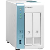 QNAP TS-231K, NAS Blanc, USB 3.0, 2x LAN