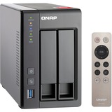 QNAP TS-251+ NAS Tower Ethernet/LAN Gris Noir, NAS, Tower, Intel® Celeron®, Gris