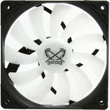 Scythe Kaze Flex RGB 800, Ventilateur de boîtier Ventilateur, 12 cm, 800 tr/min, 14,5 dB, 43,03 cfm, Noir, Blanc