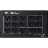 Seasonic PRIME PX-1000, 1000 Watt alimentation  Noir, 1000 W, 100 - 240 V, 50/60 Hz, 13 - 6.5 A, 125 W, 996 W