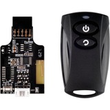 SilverStone ES02-USB télécommande RF sans fil PC Appuyez sur les boutons, Commande à distance Noir, PC, RF sans fil, Appuyez sur les boutons, Noir