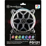 SilverStone FG121 Pièces et accessoires pour systèmes de refroidissement d'ordinateurs, Modding Plastique, Transparent, 120 mm, 120 mm, 6 mm, 42 g