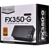 SilverStone FX350-G, 350 Watt alimentation  350 W, 90 - 264 V, 47 - 63 Hz, Actif, 90 W, 350 W