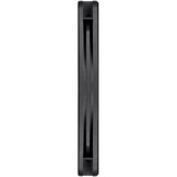 SilverStone SST-FN124B système de refroidissement d’ordinateur Ventilateur 12 cm Noir, Ventilateur de boîtier Noir/Noir, Ventilateur, 12 cm, 1500 tr/min, 1500 tr/min, 18 dB, 25,06 m³/h