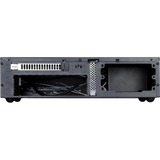 SilverStone SST-ML06B unité centrale Noir, Boitîer HTPC Noir, PC, Noir, Mini-ITX, Aluminium, Acier, 80 mm, 120 mm