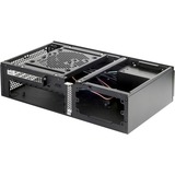 SilverStone SST-ML06B unité centrale Noir, Boitîer HTPC Noir, PC, Noir, Mini-ITX, Aluminium, Acier, 80 mm, 120 mm